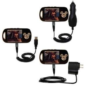 USB cable with Car and Wall Charger Deluxe Kit for the Disney Pirates 