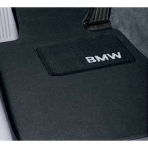   165 571 Carpeted Floor Mats with BMW Lettering Heel Pad   Anthracite