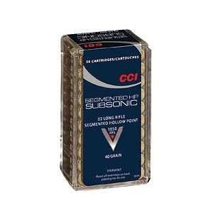 CCI 22LR QUIK SHOK 40GR SUBSONIC 50/ 