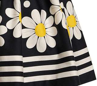   Jean sz 2T 3T 4T Navy Yellow DAISY Flower Dress Summer Clothes  