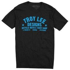  Troy Lee Designs Race Shop T Shirt   X Large/Black 