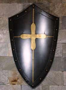 Medieval Knight Shield Handcrafted Metal Iron  