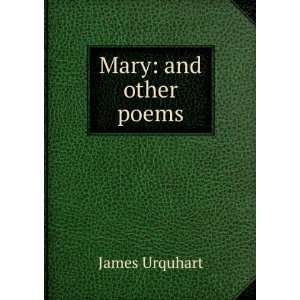 Mary and other poems James Urquhart Books