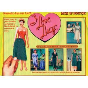  Lucy Mix and Match Magnetic Paper Dolls 