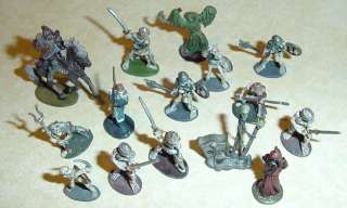 RAL PARTHA Lot of 15 Painted UNDEAD SKELETON Miniatures AD&D Dungeons 