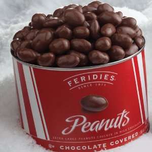 18oz Chocolate Covered Peanuts Red Grocery & Gourmet Food