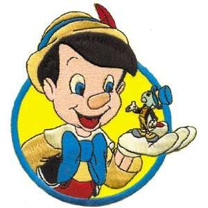  Disney Movie Pinocchio and Jiminy Cricket Embroidered Iron 