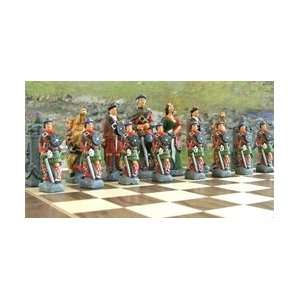  Battle of Culloden Chess Pieces Handpainted Toys & Games