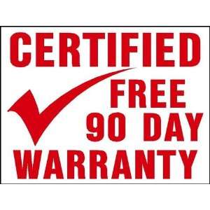  Certified Vehicle Warranty   5 Year/100,000 Additional 