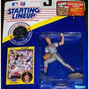  Jim Abbott 1991 MLB Starting Lineup Toys & Games