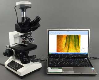 Trinocular Compound 40x 2000x Microscope+5MP USB Camera  