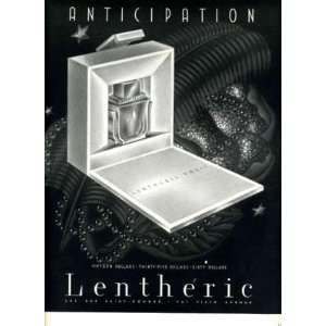  Lentheric Perfume Ad 1930s Anticipation Paris Everything 