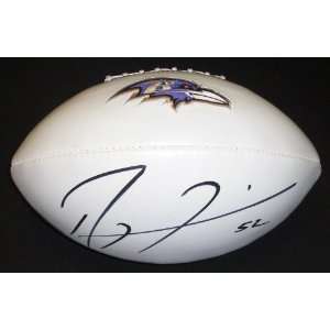  Ray Lewis Autographed Baltimore Ravens Football Sports 
