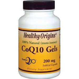 CoQ10 200 Mg 30 softgels ( Natural Trans Isomer ) By Healthy Origins
