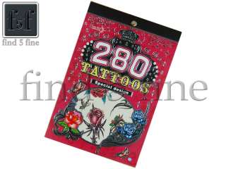 New temporary Tattoo Flower Snake Sticker F2280  