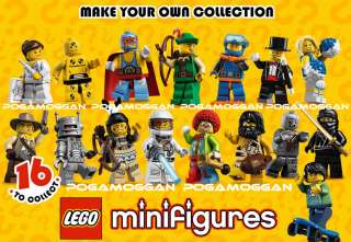 NEW SEALED LEGO 8683 MINIFIGURES SERIES 1 Complete Set of 16  