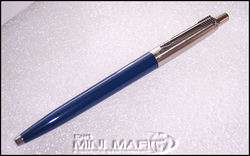Parker) Blue & Stainless Steel Jotter Ballpoint Pen  
