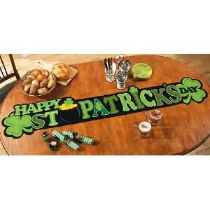  Happy St. Patricks Day Irish Table Runner 