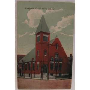   Postcard, Presbyterian Church, New Castle, Indiana 