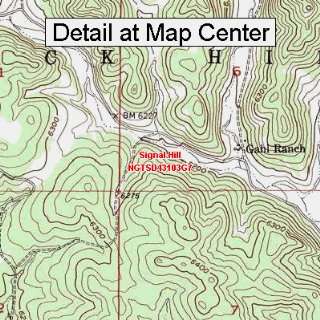 USGS Topographic Quadrangle Map   Signal Hill, South 