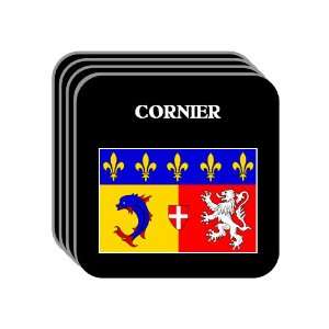  Rhone Alpes   CORNIER Set of 4 Mini Mousepad Coasters 
