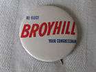 RE ELECT JOEL T. BROYHILL FOR CONGRESS BUTTON VA