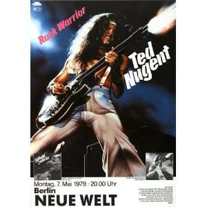  Ted Nugent   Rock Warrior 1979   CONCERT   POSTER from 
