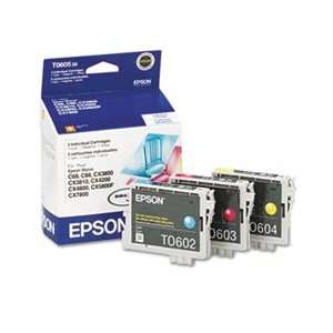  Epson® EPS T060520 T060520 INK, 1350 PAGE YIELD, 3/PACK 