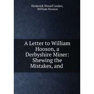   the Mistakes, and . William Hooson Diederick Wessel Linden Books