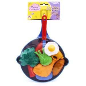  Cosy Cottage Lets Cook Pan Cooking Play Food Set Toys 