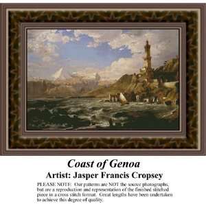  Coast of Genoa, Counted Cross Stitch Patterns PDF  