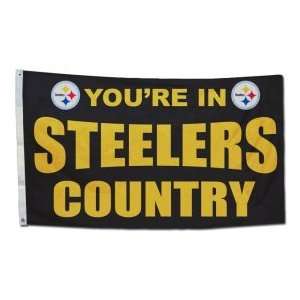   Pittsburgh Steelers 3 ft.x5 ft. Country Design Flag