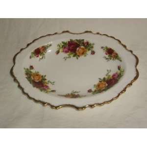    Royal Albert Old Country Roses Fancy Oval Tray 
