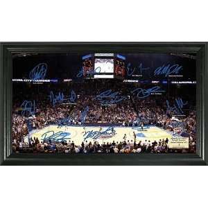  Oklahoma City Thunder Framed Signature Court Sports 