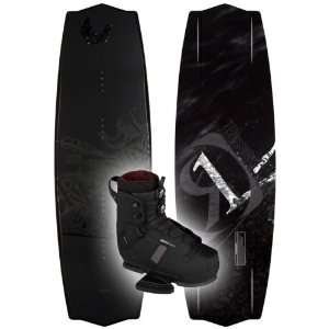  Ronix Covin 143 cm Wakeboard w/ size 9 Cell Boots, New 