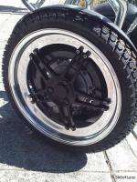 Segway Custom Blk Anodized rims with IRC tire & tube  