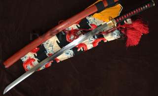   JAPANESE MUSASHI CLAY TEMPERED FOLDED SANMAI SAMURAI SWORD KATANA