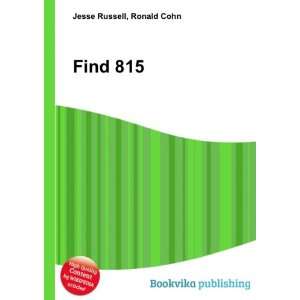  Find 815 Ronald Cohn Jesse Russell Books