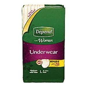 Kimberly Clark Depend Super Absorbency Women Underwear Large Health 