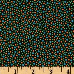   Wide All The Buzz Dots Black Fabric By The Yard Arts, Crafts & Sewing
