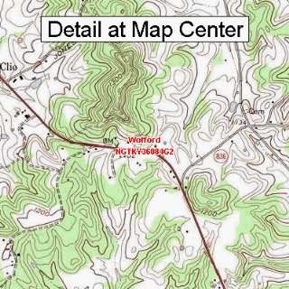  USGS Topographic Quadrangle Map   Wofford, Kentucky 