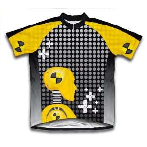  Caution Crashers Cycling Jersey for Women Sports 