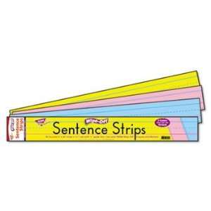  TREND® Wipe Off® Sentence Strips STRIP,SENTENCE,W/O,30 