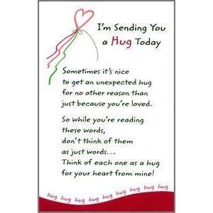  Sending You A Hug Today Wallet Card Health & Personal 