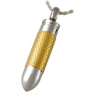  Pet Urn Jewelry Stainless Steel Fancy Cremation Bullet 