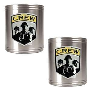 Columbus Crew MLS 2pc Stainless Steel Can Holder Set   Primary Team 