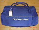 Country Road Tote Bag Overnight Duffle NAVY Quilted Tote 076 BN  