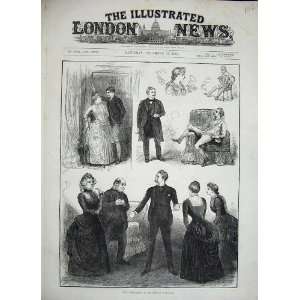  1884 Scene Candidate Criterion Theatre Romance Men Lady 