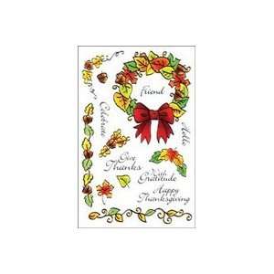  Clear Stamp Set Giving Thanks Arts, Crafts & Sewing