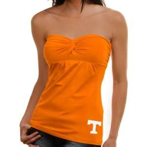   Ladies Tennessee Orange Cross Over Tube Top